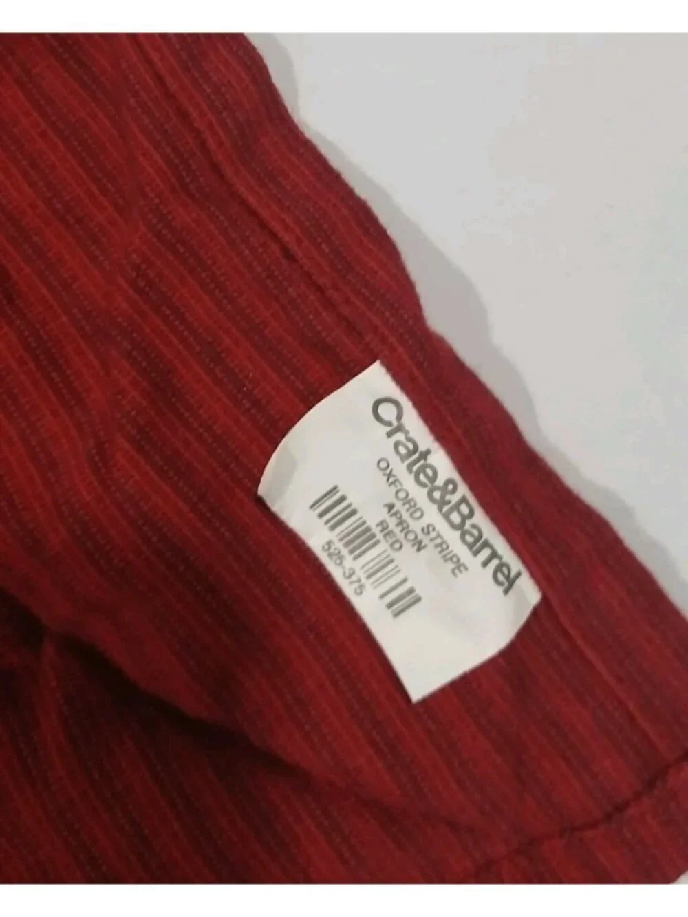 Crate & Barrel Oxford Stripe Apron